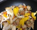 豚コマ肉団子で酢豚風♪作り方5写真