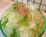 キャベツ大量消費☆火不使用5分でおつまみ作り方4写真