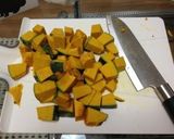 レンジで簡単△味染みかぼちゃの煮物作り方2写真