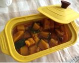 レンジで簡単△味染みかぼちゃの煮物作り方5写真