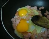 スパム卵とアスパラの2色弁当作り方2写真