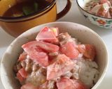 さわやか夏の朝ごはん♪トマト納豆♪作り方4写真
