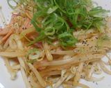 もやしとベーコンのバター醤油炒め作り方10写真