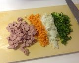 カレーが薫るスパムチャーハン作り方1写真
