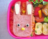 スパム®うさぎのケチャップライス弁当作り方5写真