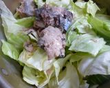 さばの水煮缶とキャベツの煮物作り方3写真