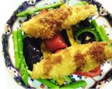魚のフライと夏野菜の甘辛ソース作り方6写真