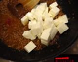 肉味噌の簡単麻婆豆腐丼(マーボー丼)作り方2写真