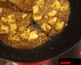 肉味噌の簡単麻婆豆腐丼(マーボー丼)作り方3写真