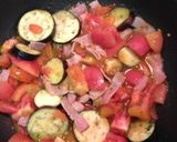 簡単！ランチに是非！トマトとなすのパスタ作り方3写真