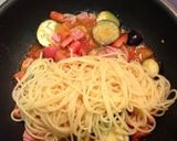 簡単！ランチに是非！トマトとなすのパスタ作り方4写真