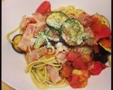 簡単！ランチに是非！トマトとなすのパスタ作り方5写真