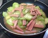 ナーベーラーンブシー（へちま炒め煮）作り方3写真