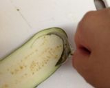 ナスと魚缶のチーズ焼き作り方1写真