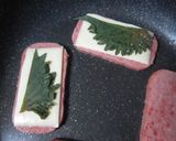 お弁当に♡スパムのシソチーズ挟み作り方2写真