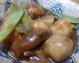 鶏肉と里芋の中華煮作り方9写真