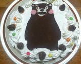 簡単キャラデコ★くまモンケーキ★作り方9写真