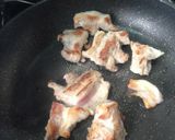 豚肉と夏野菜の梅肉炒め作り方1写真