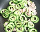 ゴーヤとトマトのふわふわ卵炒め作り方4写真