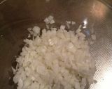 ひよこ豆粉と玉ねぎのパンケーキ作り方1写真