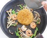 本格♪エビときのこのトマトクリームパスタ作り方4写真