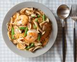 本格♪エビときのこのトマトクリームパスタ作り方7写真