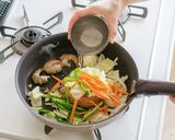 フライパンひとつで簡単☆カレービーフン作り方6写真