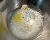 余った冷凍餃子で！潰して焼くカリもちチヂミ作り方2写真