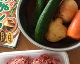 あいらぶ♡福島産きゅうりdeカッパカレー作り方2写真