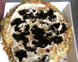濃厚！トマトとバジルのチーズお好み焼き作り方6写真