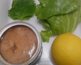 レタスと大葉の混ぜご飯・さば水煮缶のせ作り方1写真