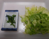 レタスと大葉の混ぜご飯・さば水煮缶のせ作り方2写真