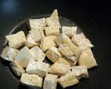 おかひじきと豆腐のチャンプルー作り方2写真