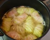ロールキャベツ♡きのこのホワイトソースで作り方6写真