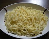 サラダ風☆冷たい辛子高菜スパゲティ作り方1写真