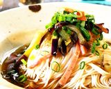 ■細切りなす＆チャーシューのピリ辛素麺作り方7写真