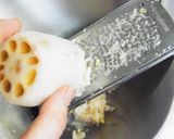 簡単❢ゴマのれんこん餅作り方1写真