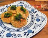 簡単❢ゴマのれんこん餅作り方5写真