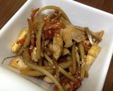 簡単★鶏ごぼうの甘辛きんぴら作り方5写真