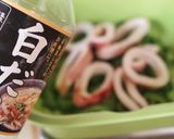 ゴーヤとボイル烏賊の冷茶漬け作り方2写真