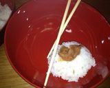 絶賛トロ茄子スタミナ焼肉サッパリ梅ご飯丼作り方4写真