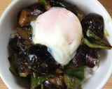 なす味噌カレー風味丼作り方6写真