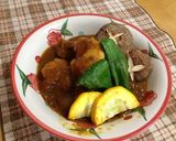 おろし野菜の焼き椎茸カレー作り方15写真