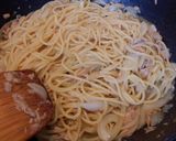 ツナとしそのパスタ作り方7写真