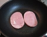 ハムステーキのサンド作り方1写真