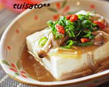 ＊烏龍茶きのこの温豆腐＊作り方6写真
