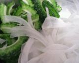 ゴーヤでサラダうどん♪作り方1写真