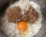 簡単☆納豆チャーハン(QC無水鍋使用)作り方1写真