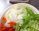 豚肉と野菜の干しエビ炒め作り方2写真