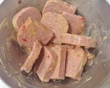 スパム☆チリマスタード焼き作り方3写真
